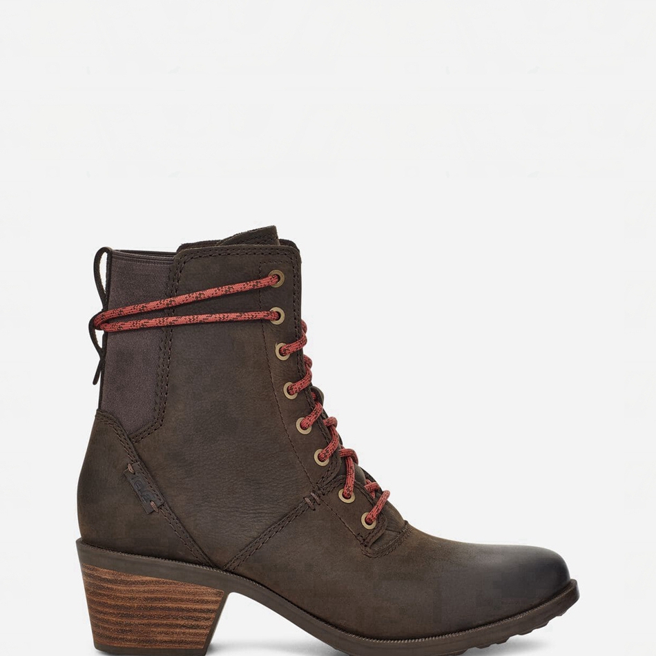 Botas Impermeables Teva Anaya Lace Up Marrones Oscuro | 1545216