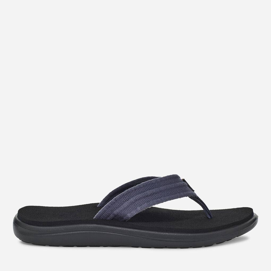 Chanclas Teva Voya Flip Canvas Azules | 8062494