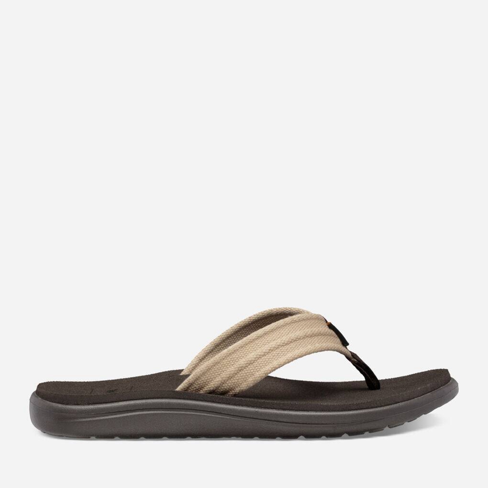Chanclas Teva Voya Flip Canvas Beige | 8730638