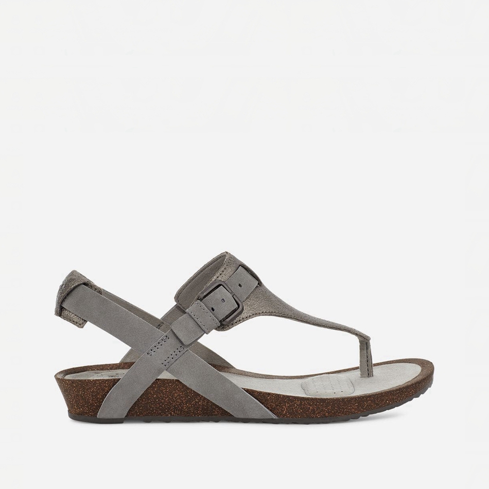Sandalias Teva Mahonia 3-Point Metallic Gris | 8282404