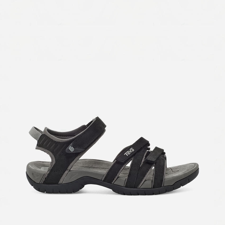 Sandalias Teva Tirra Cuero Negras | 7683964