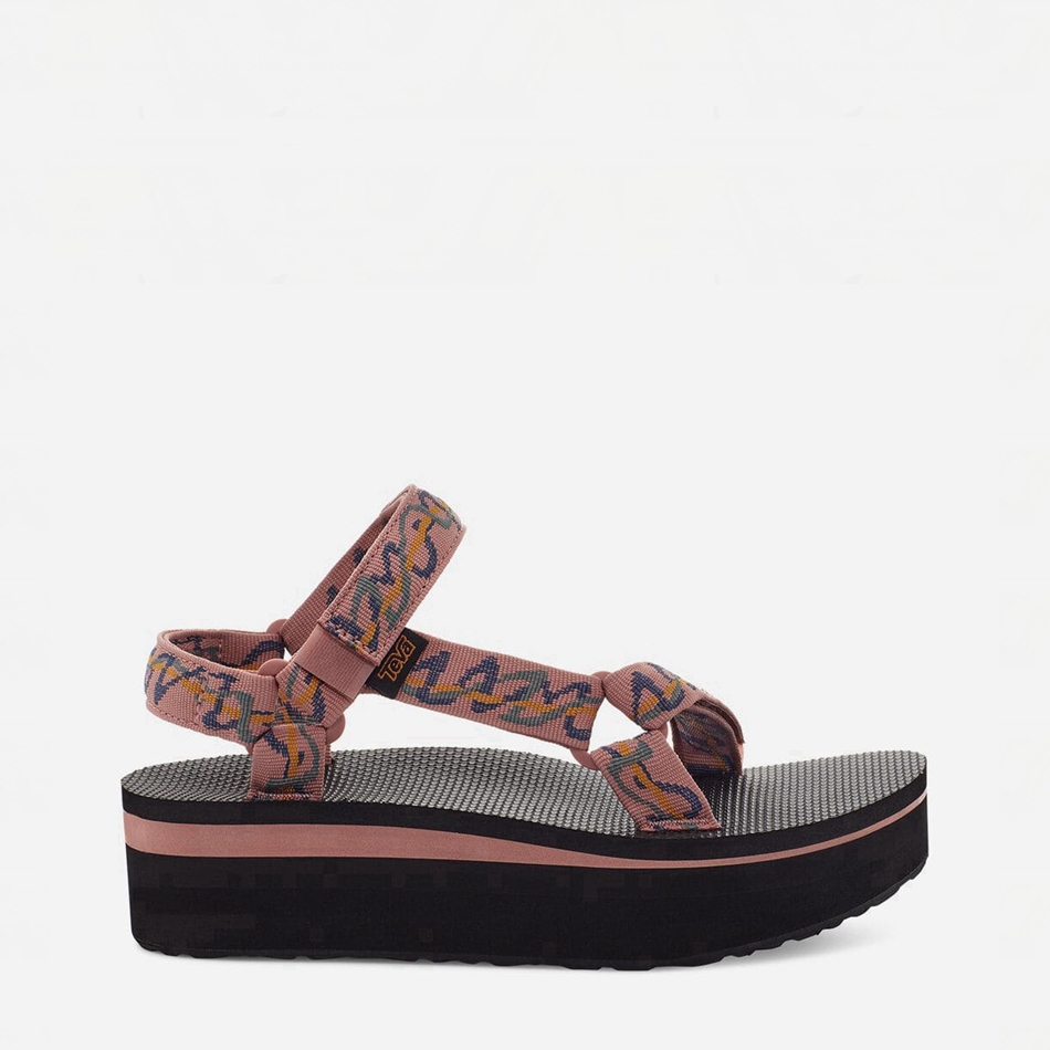 Sandalias de Plataforma Teva Flatform Universal Rosas | 1125669