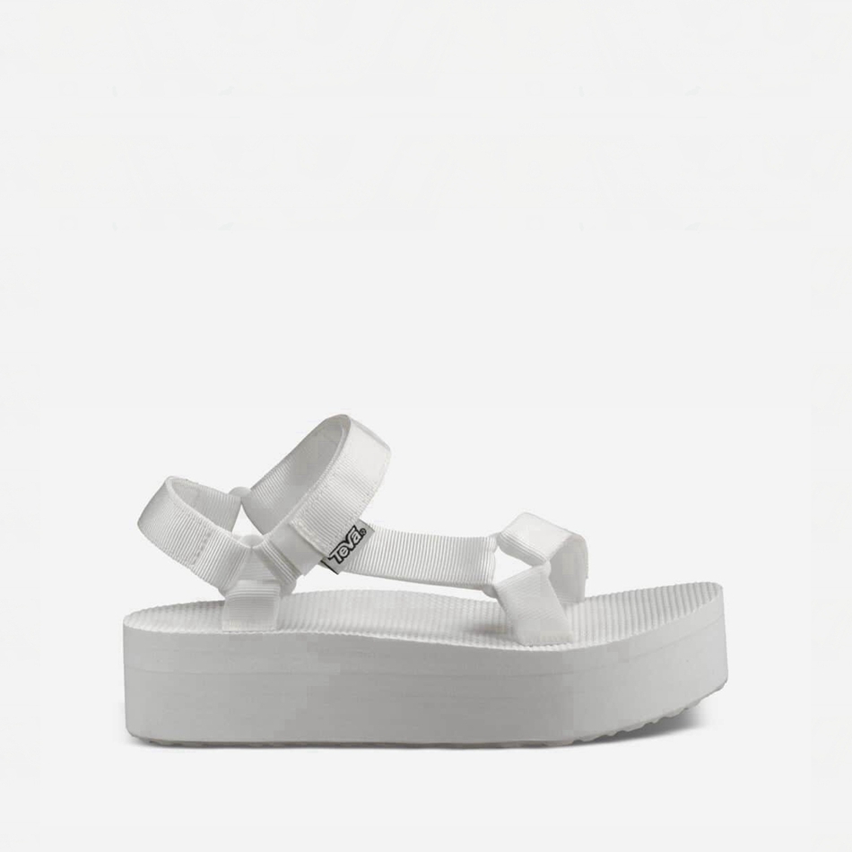 Sandalias de Plataforma Teva Flatform Universal Blancas | 3561688