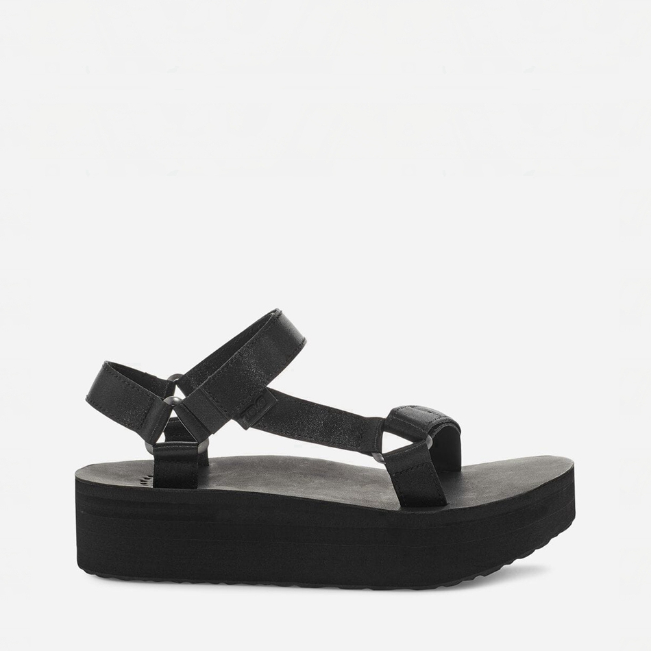 Sandalias de Plataforma Teva Flatform Universal Satin Negras | 5078634