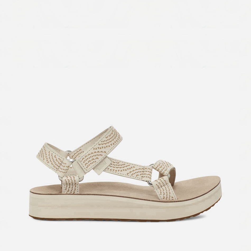 Sandalias de Plataforma Teva Midform Universal Geometric Marrones Claro | 4516918