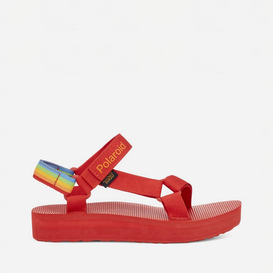 Sandalias de Plataforma Teva Midform Universal Rojas | 6886009